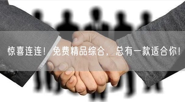惊喜连连！免费精品综合，总有一款适合你！